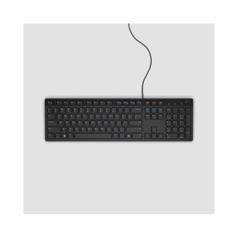 Dell Multimedia Keyboard KB216 US International (QWERTY) Black