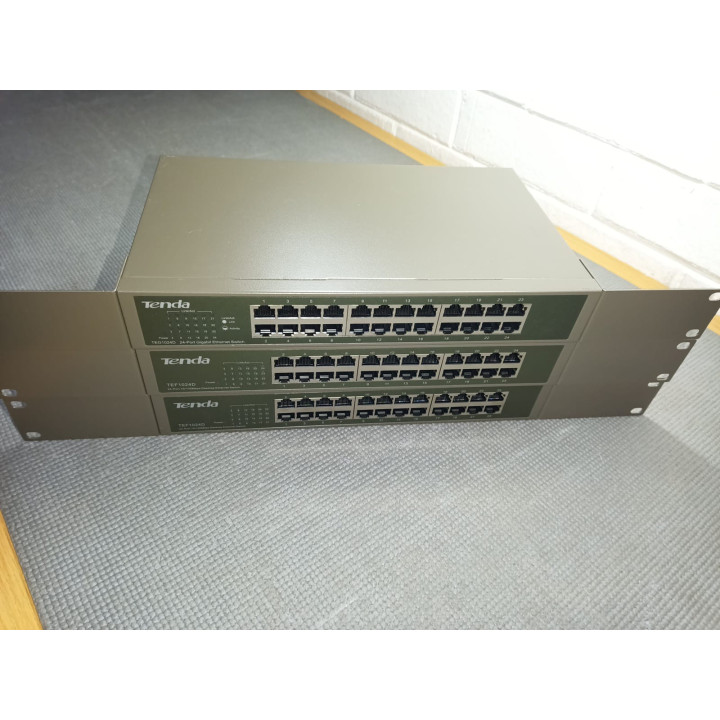 Tenda TEF1024D 24-Port 10/100Mbps Fast Ethernet Rackmount Switch